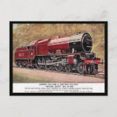 Alte Postkarte - LMS Motor 6100 "Royal Schotte" (Vorderseite)