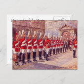 Alte Postkarte - London, Pferdewächter (Vorne/Hinten)