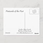 Alte Postkarte - London, Pferdewächter (Rückseite)