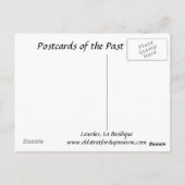 Alte Postkarte - Lourdes, La Basilique (Rückseite)