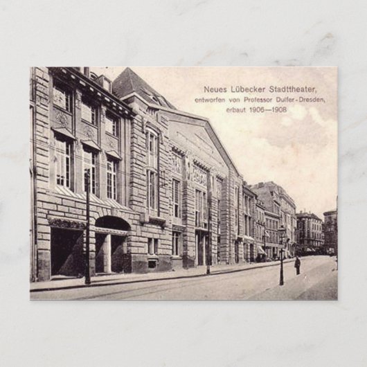 Alte Postkarte - Lübeck, Deutschland (Vorderseite)