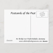 Alte Postkarte - Luftschiff über Friedrichshafen (Rückseite)