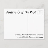 Alte Postkarte - Lugano, Schweiz (Rückseite)