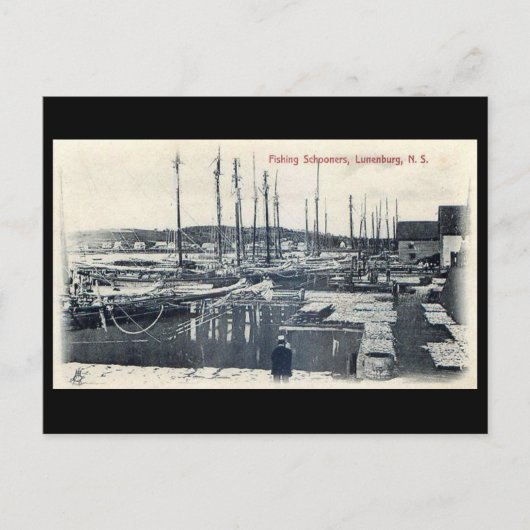 Alte Postkarte - Lunenburg, Nova Scotia (Vorderseite)