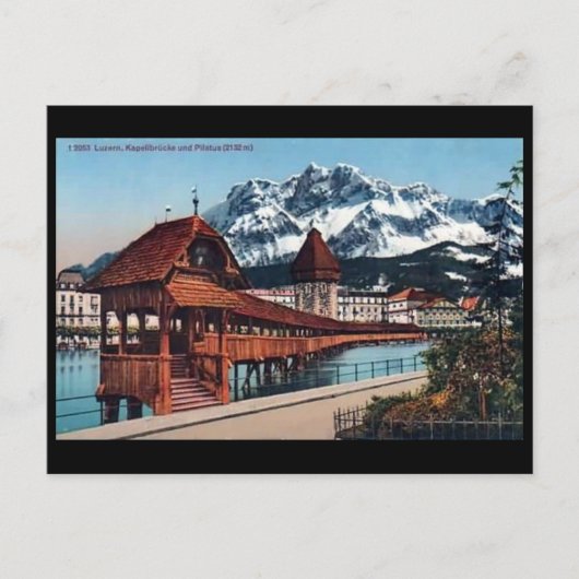 Alte Postkarte - Luzern, Schweiz (Vorderseite)