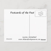 Alte Postkarte - Luzern, Schweiz. (Rückseite)