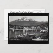 Alte Postkarte - Luzern, Schweiz (Vorne/Hinten)