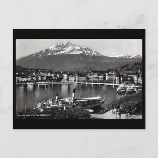 Alte Postkarte - Luzern, Schweiz (Vorderseite)