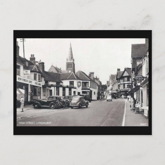 Alte Postkarte - Lyndhurst, Hampshire (Vorderseite)