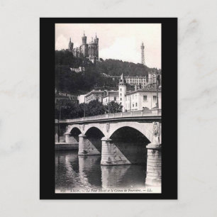 Alte Postkarte - Lyon, Pont Tilsitt