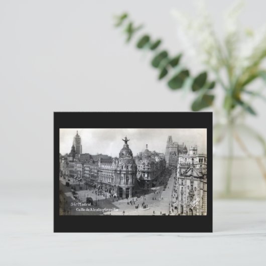 Alte Postkarte - Madrid (Stehend Vorderseite)