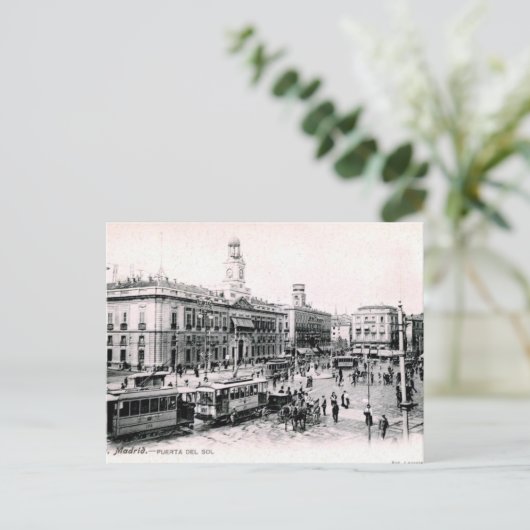 Alte Postkarte - Madrid, Spanien (Stehend Vorderseite)