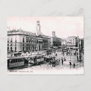 Alte Postkarte - Madrid, Spanien