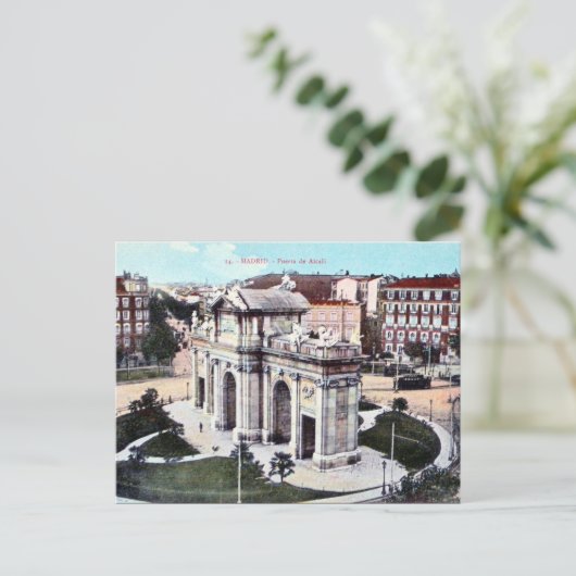 Alte Postkarte - Madrid, Spanien (Stehend Vorderseite)