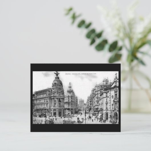Alte Postkarte - Madrid, Spanien (Stehend Vorderseite)