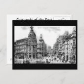 Alte Postkarte - Madrid, Spanien (Vorne/Hinten)