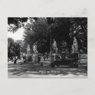 Alte Postkarte - Madrid, Spanien