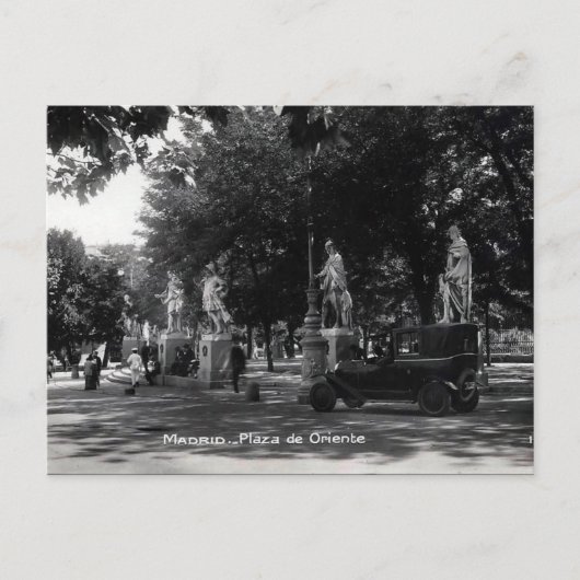 Alte Postkarte - Madrid, Spanien (Vorderseite)