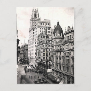 Alte Postkarte - Madrid, Spanien