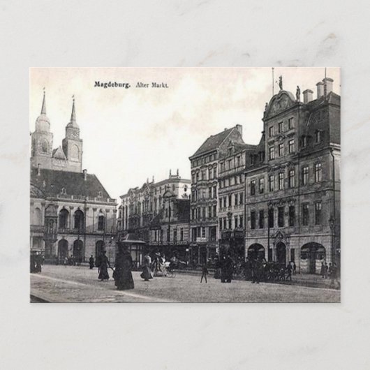 Alte Postkarte - Magdeburg, Deutschland (Vorderseite)