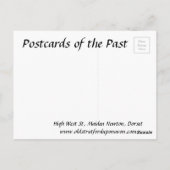 Alte Postkarte - Maiden Newton, Dorset (Rückseite)