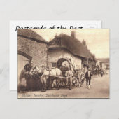 Alte Postkarte - Maiden Newton, Dorset (Vorne/Hinten)