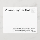 Alte Postkarte - Maiden Newton, Dorset (Rückseite)