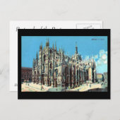 Alte Postkarte - Mailand, Duomo (Vorne/Hinten)