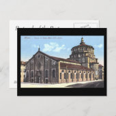 Alte Postkarte - Mailand, Santa Maria delle grazie (Vorne/Hinten)