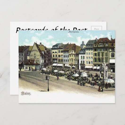 Alte Postkarte - Mainz, Deutschland (Vorne/Hinten)