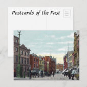 Alte Postkarte - Maismarkt. Derby (Vorne/Hinten)