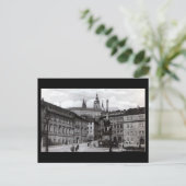 Alte Postkarte, Malostranske Platz, Prag Postkarte (Stehend Vorderseite)