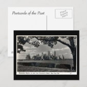 Alte Postkarte - Manhattan Skyline (Vorne/Hinten)