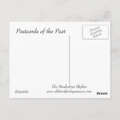 Alte Postkarte - Manhattan Skyline (Rückseite)