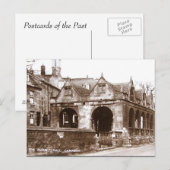 Alte Postkarte - Markthalle, Chipping Campo (Vorne/Hinten)