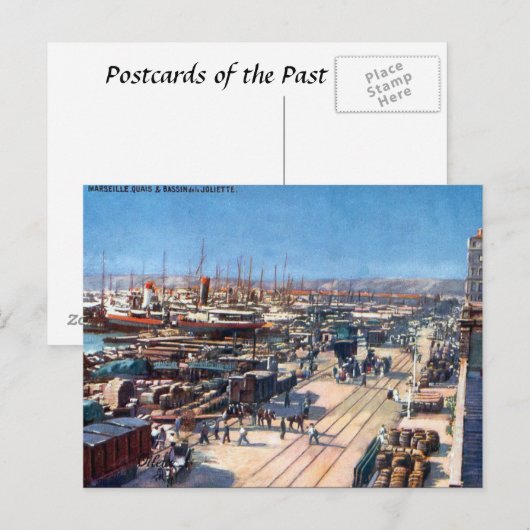 Alte Postkarte - Marseille (Vorne/Hinten)