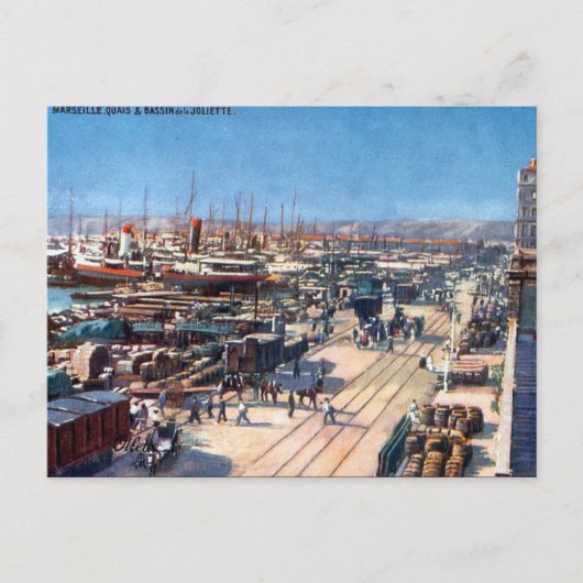 Alte Postkarte - Marseille (Vorderseite)