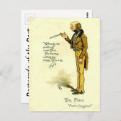 Alte Postkarte - "Martin Chuzzlewit" von Dickens (Vorne/Hinten)