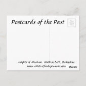 Alte Postkarte - Matlock Bath, Derbyshire (Rückseite)