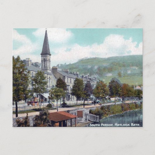 Alte Postkarte - Matlock Bath, Derbyshire (Vorderseite)