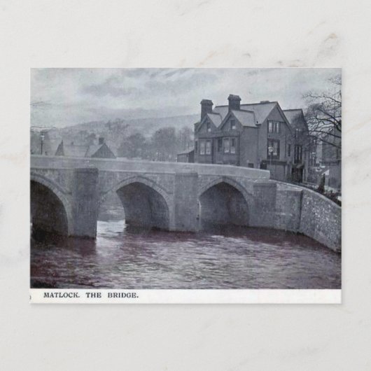 Alte Postkarte - Matlock, Derbyshire (Vorderseite)