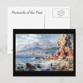 Alte Postkarte - Menton, Frankreich (Vorne/Hinten)