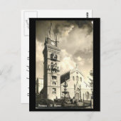 Alte Postkarte - Messina, Kathedrale (Vorne/Hinten)