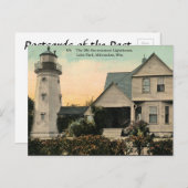 Alte Postkarte - Milwaukee, Wisconsin (Vorne/Hinten)