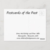 Alte Postkarte - Minneapolis, Minnesota (Rückseite)