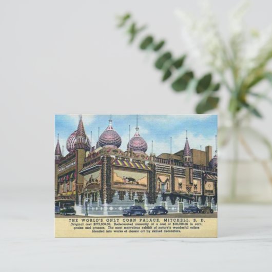 Alte Postkarte - Mitchell, Süddakota (Stehend Vorderseite)