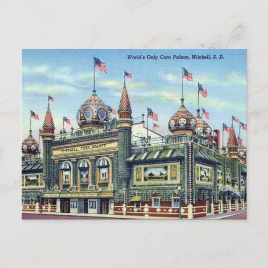 Alte Postkarte - Mitchell, Süddakota (Vorderseite)