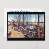 Alte Postkarte - mobil, Alabama (Vorne/Hinten)