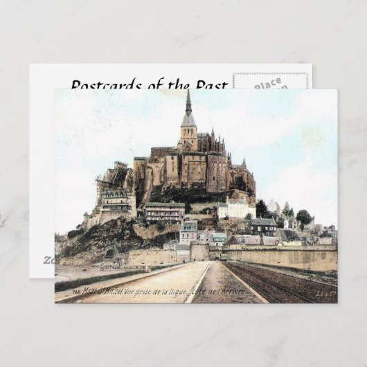 Alte Postkarte - Mont-St-Michel, Manche, Normandie (Vorne/Hinten)
