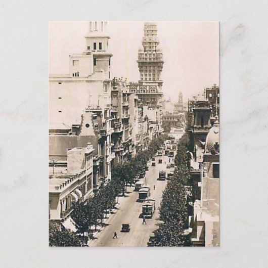 Alte Postkarte - Montevideo, Uruguay (Vorderseite)
